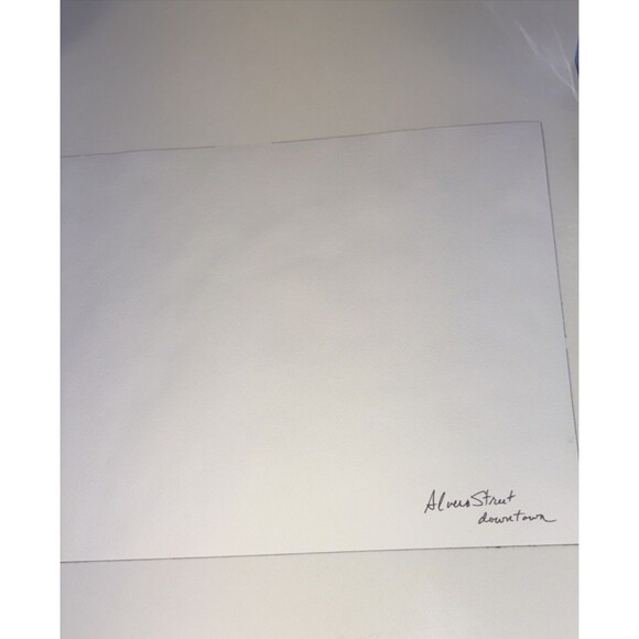 Original Water Color Painting Of Alvero Street Los Angeles Ca. - Picture 5 of 5